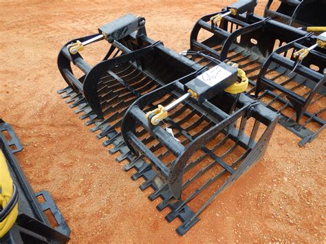 grapple attachment skid steer|skid steer grapple rake attachment.